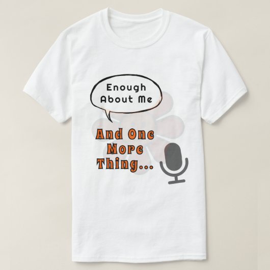 レトロおもしろいの話し手は僕についてだし、もう一つ Tシャツ (デザイン正面)