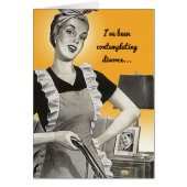 レトロおもしろいは新しい自由な時間に離婚を考える? (正面)