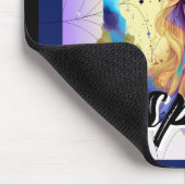 レトロおもしろいウィッチハロウィーン マウスパッド (コーナー)