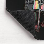 レトロおもしろいオールドCetteテープ・ウォーカー忘れNever Flo マウスパッド (コーナー)