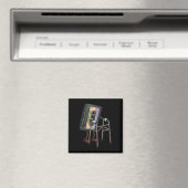 レトロおもしろいオールドCetteテープ・ウォーカー忘れNever Flo マグネット (インサイチュ (食洗機))