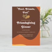 レトロおもしろいカボチャの親和力 招待状 (スタンド正面)