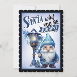 レトロおもしろいクリスマス サンキューカード