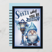 レトロおもしろいクリスマス サンキューカード (正面/裏面)