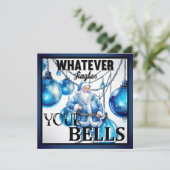 レトロおもしろいクリスマス シーズンカード (スタンド正面)