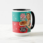 レトロおもしろいクリスマス マグカップ (正面右)