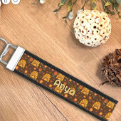 レトロおもしろいサンインスピリシティリストキーチェーン リストバンドキーホルダー