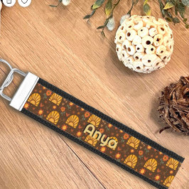 レトロおもしろいサンインスピリシティリストキーチェーン リストバンドキーホルダー