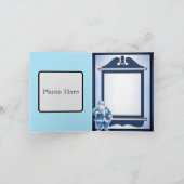 レトロおもしろいサンタクリスマス サンキューカード (内部)