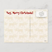 レトロおもしろいサンタクロース葉書 シーズンポストカード (裏面)