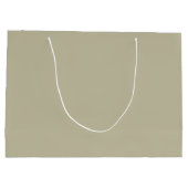 レトロおもしろいサンタ信じは90sも君の中には入らない ラージペーパーバッグ (裏面)