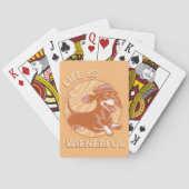 レトロおもしろいダシュント「人生は気短い」 トランプ (裏面)