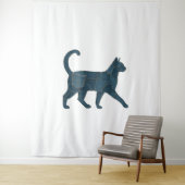 レトロおもしろいデニムパッチ動物Tシャツ タペストリー (インサイチュ)