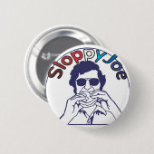 レトロおもしろいハンバーグスロッピージョーグルメ 缶バッジ (正面&裏面)