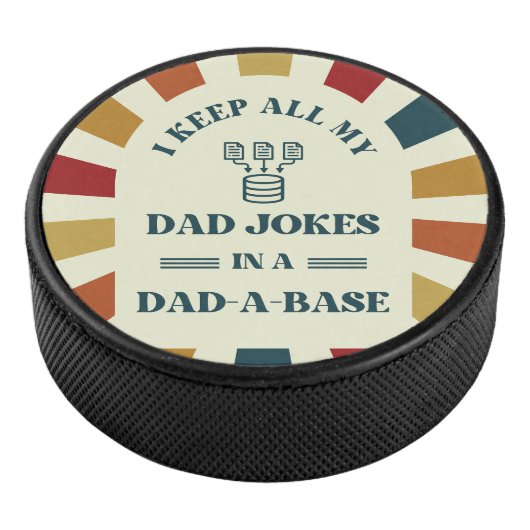 レトロおもしろいパパジョーク父のパパのための日贈り物 アイスホッケーパック (3/4)