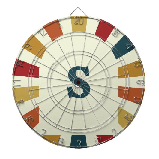 レトロおもしろいパパジョーク父のパパのための日贈り物 ダーツボード (正面)