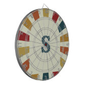 レトロおもしろいパパジョーク父のパパのための日贈り物 ダーツボード (正面左)