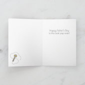 レトロおもしろいビニールファーザーズデイカード カード (内部)