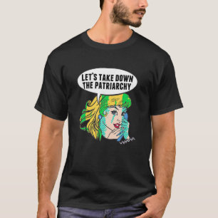 レトロおもしろいフェミニストが族長を引き継ぐ Tシャツ