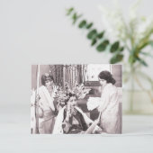 レトロおもしろいヘアサロン シーズンポストカード (スタンド正面)