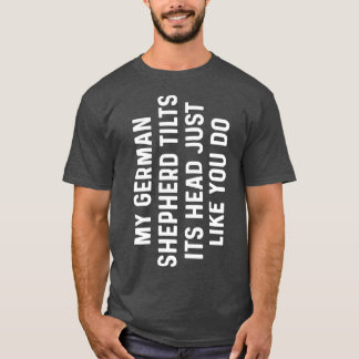 レトロおもしろいマイドイツのシェパードペットIt Men Tシャツ