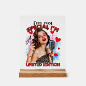 レトロおもしろいレディーワードアート アクリルサイン (正面)