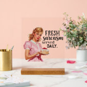 レトロおもしろいレディーワードアート アクリルサイン (ウェディング)