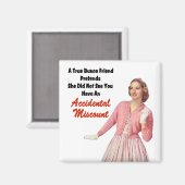 レトロおもしろいヴィンテージバンコ マグネット (正面/裏面)