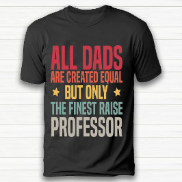 レトロおもしろいヴィンテージ英語教授パパブラック Tシャツ