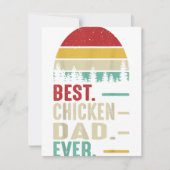 レトロおもしろいヴィンテージ誕生日│農家の装飾 招待状 (正面)