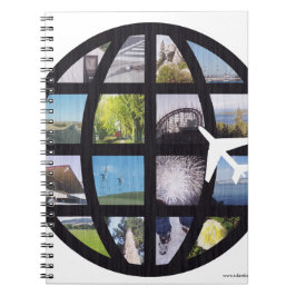 レトロおもしろい写真グローブ ノートブック