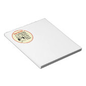 レトロおもしろい女性とのバンコのジレンマ ノートパッド (アングル)