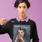 レトロおもしろい女性主婦コーヒーTシャツ Tシャツ