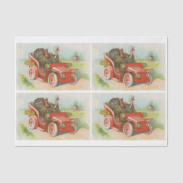 レトロおもしろい感謝祭ミームかわいい七面鳥マンガ 薄葉紙