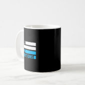 レトロおもしろい独身のパパの利用 コーヒーマグカップ (正面左)
