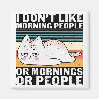 レトロおもしろい猫マグネット マグネット