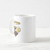 レトロおもしろい神Aパパの趣味Bbq Sarcaを禁止 コーヒーマグカップ (正面左)