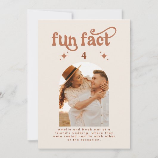 レトロおもしろい結婚ファクトの写真表番号 (正面)