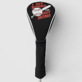 レトロおもしろい野球で熱いママに爆弾を当てる ゴルフヘッドカバー (正面)