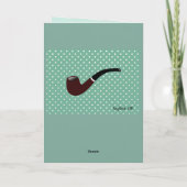 レトロおもしろい1950年代の父の日のカスタム カード (裏面)