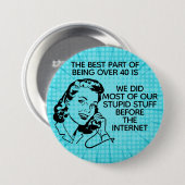 レトロおもしろい40以上 缶バッジ (正面&裏面)