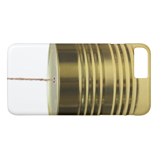 レトロおもしろい Tin Can String電話 Case-Mate iPhoneケース (裏面(横))