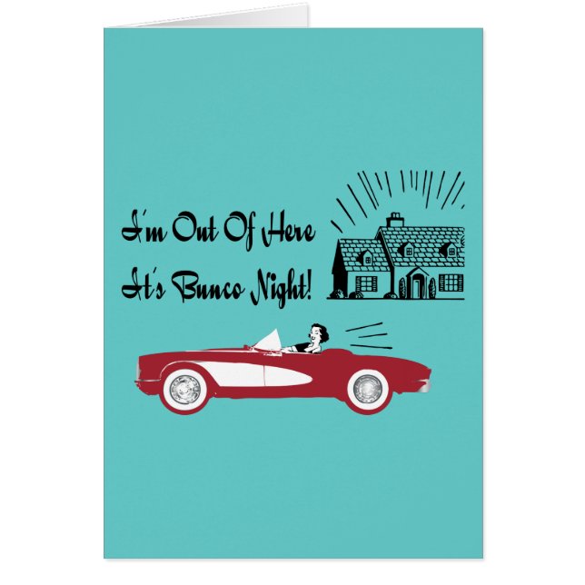 レトロおよびヴィンテージのBuncoの赤いコンバーチブル (正面)