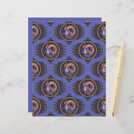 レトロお洒落アリー星占いマンダラパターン