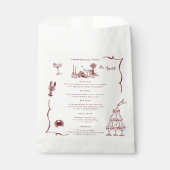 レトロお洒落ドードルアート |のメ結婚ニュー フェイバーバッグ (正面)