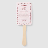 レトロお洒落ドードルアート |結婚へようこそ ハンドファン (正面)