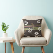 レトロお洒落ブラウンフールズファミリーネストキュートクッション クッション (椅子)