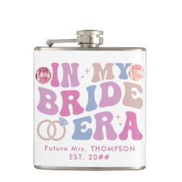 レトロかわいいスクリプト花嫁名 私の花嫁時代 フラスク