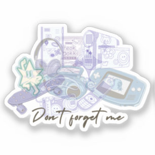 レトロかわいいノスタルジア - オーダーメイド ビニールステッカー シール