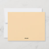 レトロかわいい学校用バレンタインデーカード(名前入れ可能) シーズンカード (裏面)